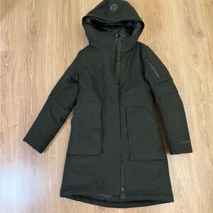 Lululemon Snow Warrior Women's Olive Hooded Parka